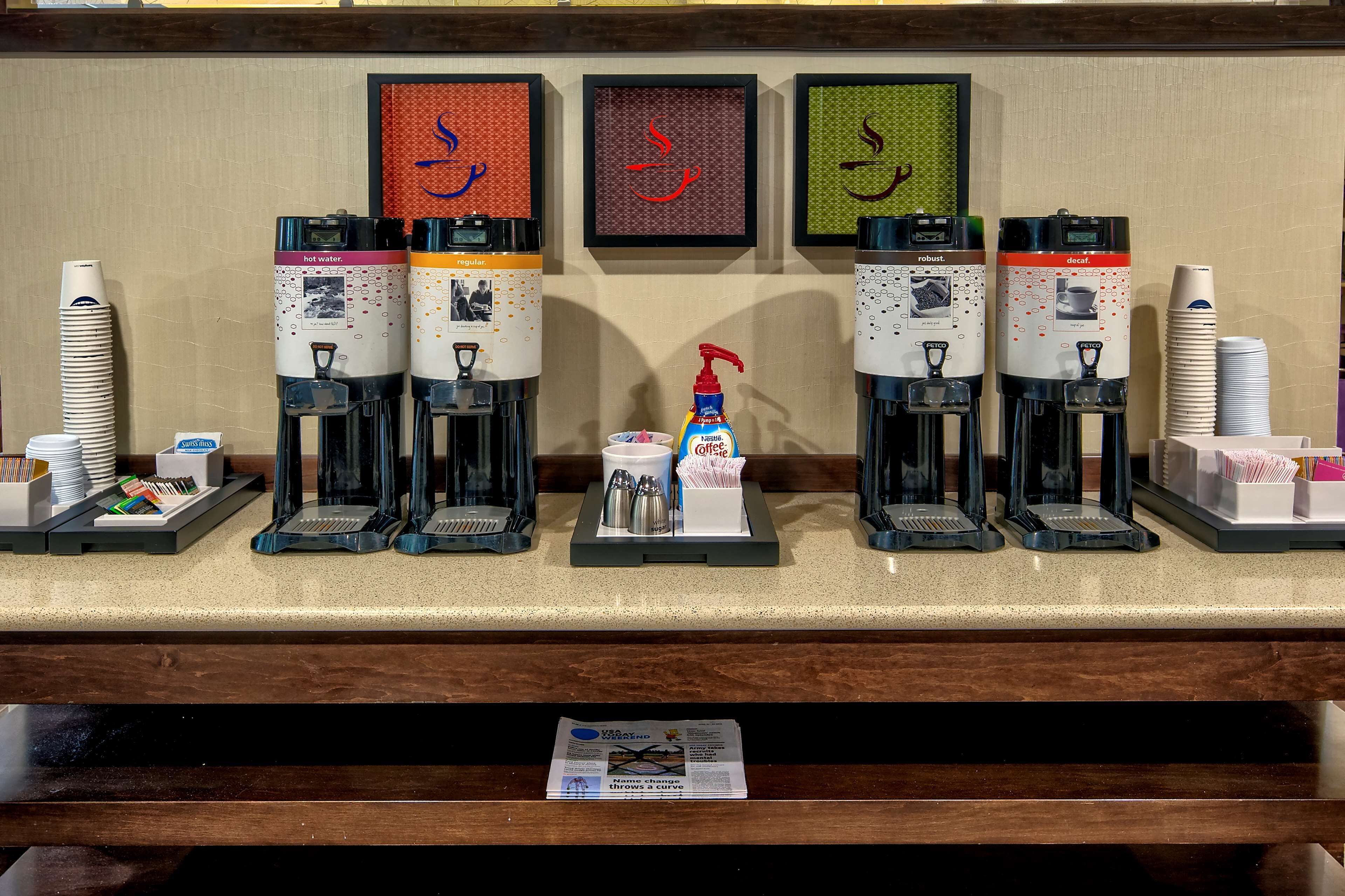 premium bedding, minibar, desk, laptop workspace