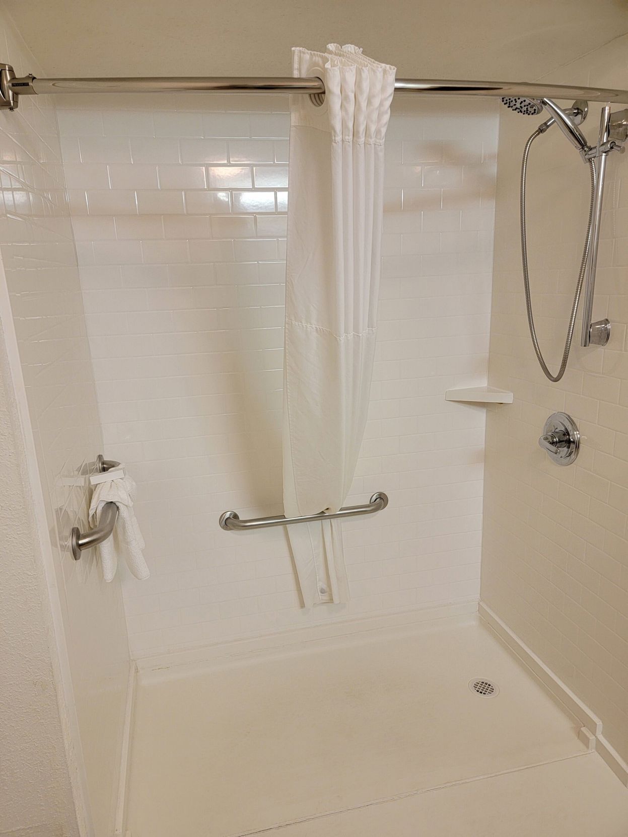 Bathroom | Hair dryer, towels