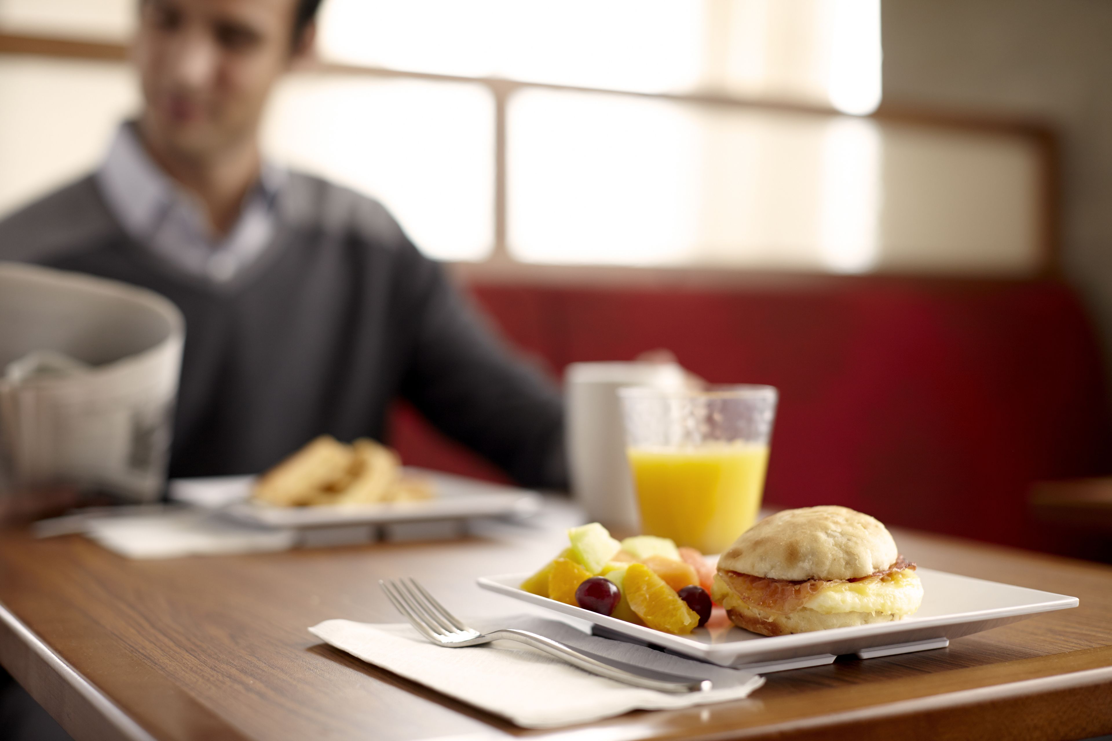 daily to-go breakfast for a fee