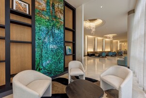 Sala de estar en el lobby