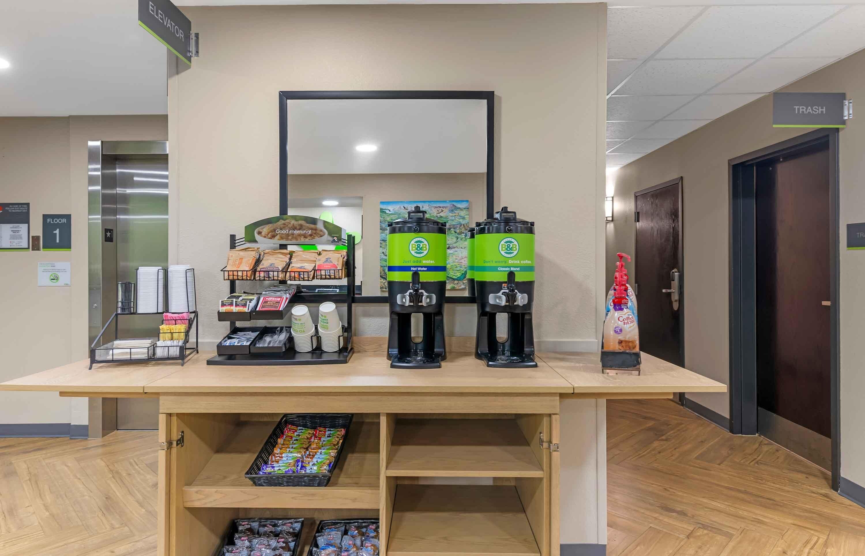 Free daily on-the-go breakfast
