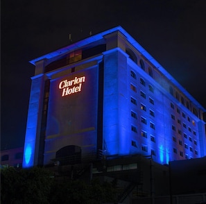 Front of property – evening/night