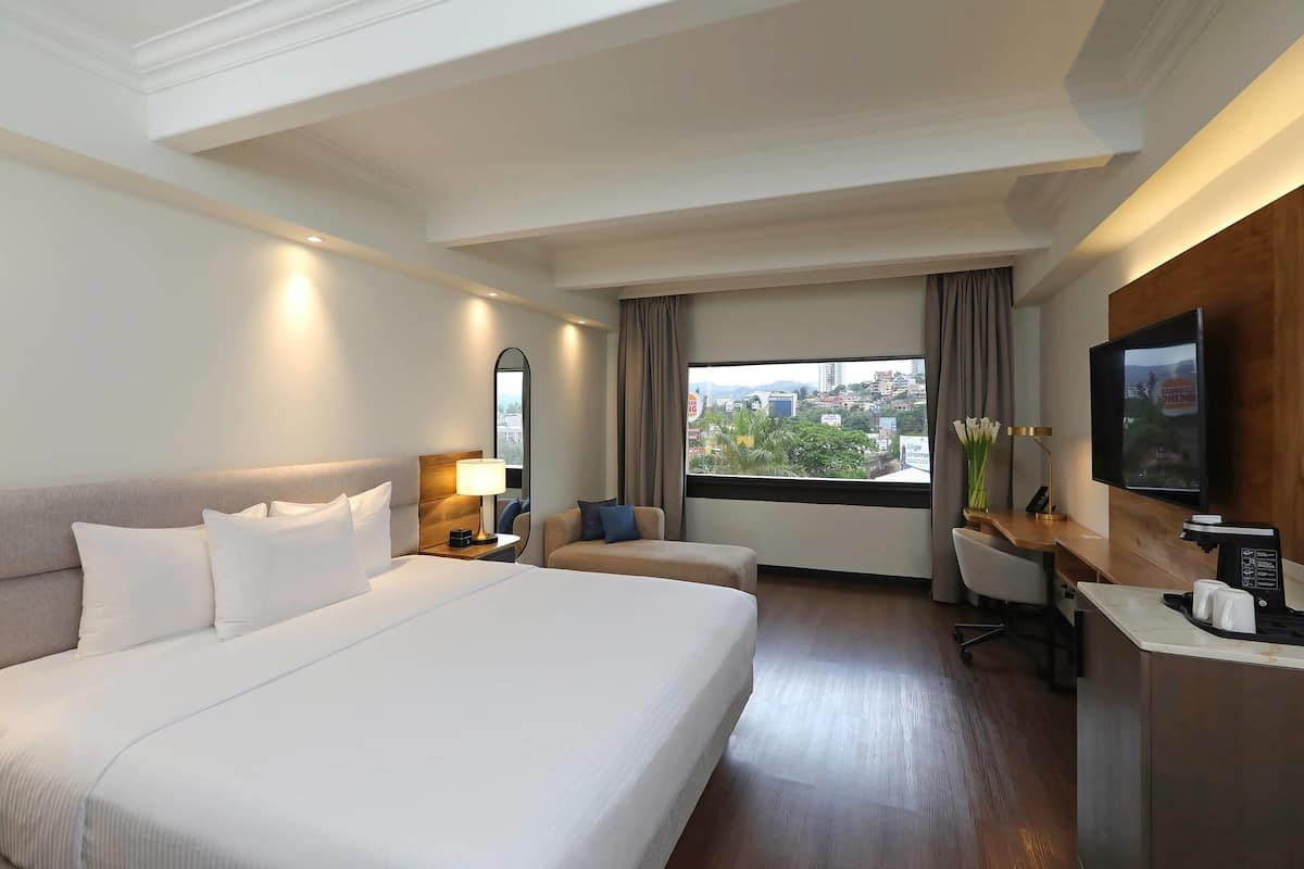 Standard King Room | 이집트산 면 시트, 고급 침구, 오리/거위털 이불, 필로우탑 침대