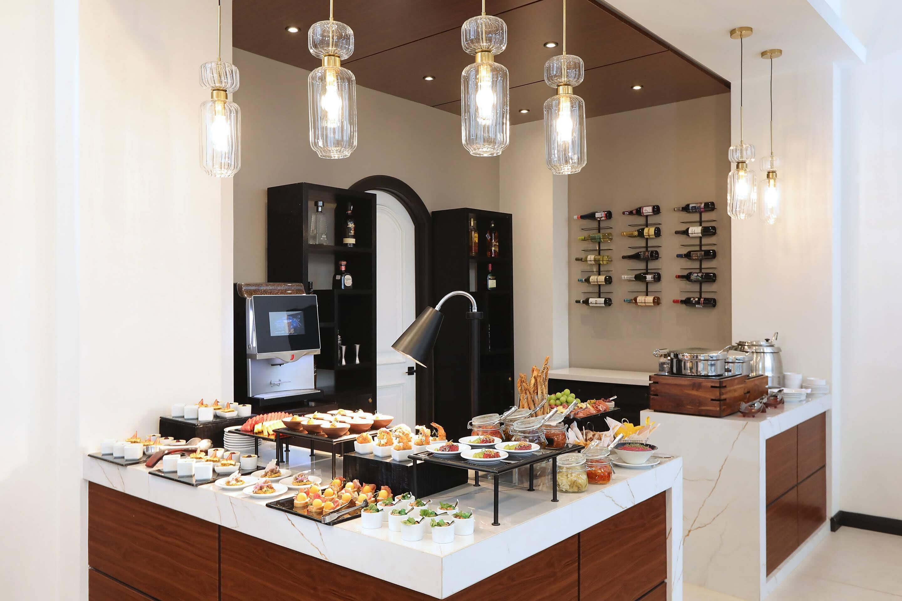 Rooftop bar, pool views, open daily