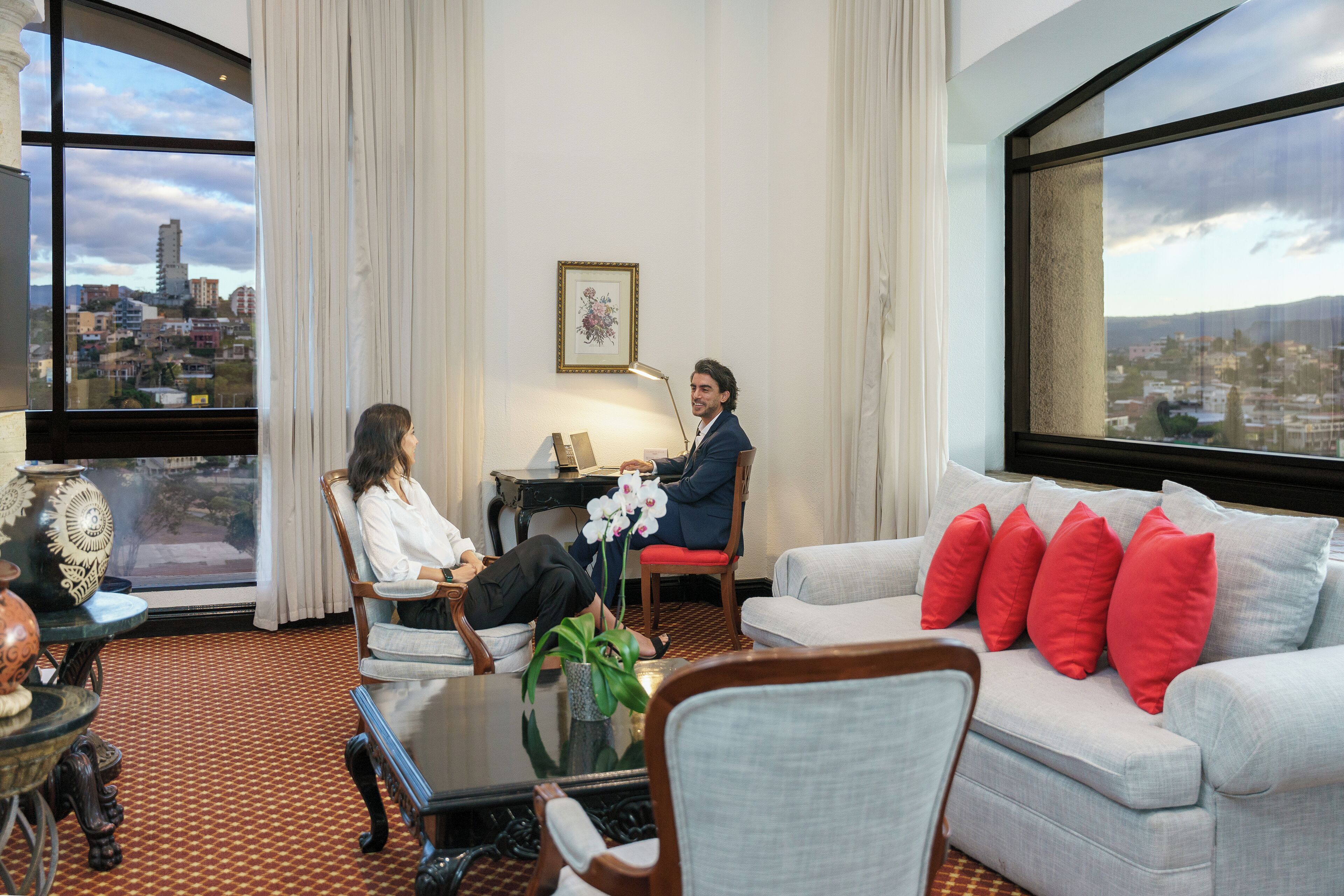 presidential suite | egyptian cotton sheets, premium bedding, down duvets, pillow-top beds