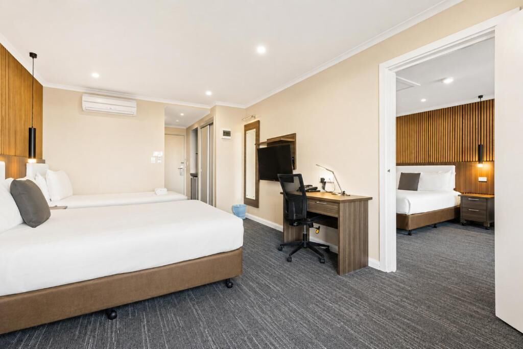 Two Bedroom Family Suite | Premium bedding, in-room safe, desk, soundproofing