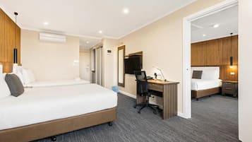 Two Bedroom Family Suite | Premium bedding, in-room safe, desk, soundproofing