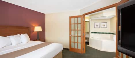 Suite Studio, 1 trÚs grand lit, non-fumeurs | Surmatelas, bureau, rideaux occultants, chambres insonorisées