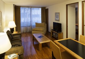 Pillow-top beds, in-room safe, desk, blackout curtains