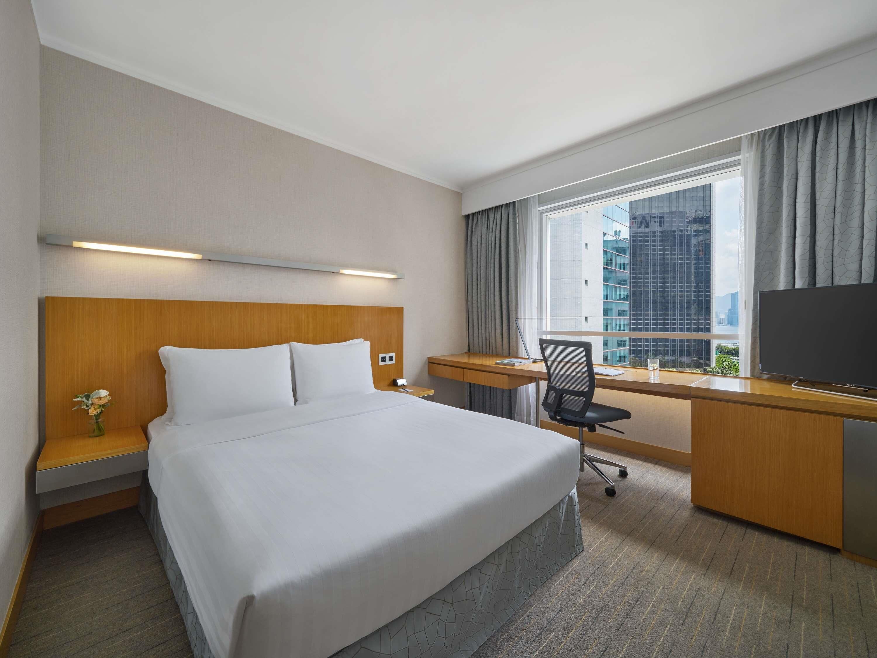 Down duvets, minibar, in-room safe, desk