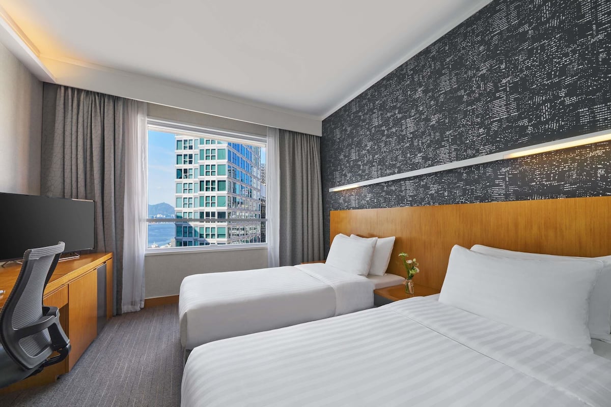 1 chambre, couette en duvet d'oie, minibar
