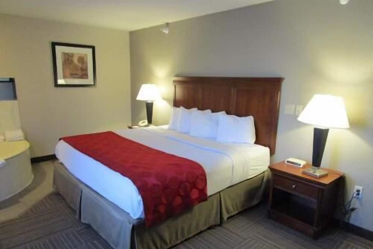 Desk, blackout curtains, iron/ironing board, rollaway beds