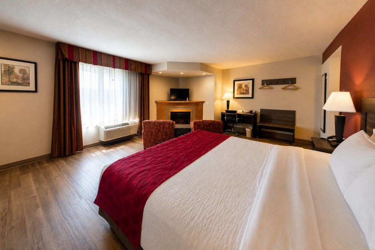 Deluxe Studio Suite, Non Smoking | Desk, blackout curtains, iron/ironing board, free WiFi