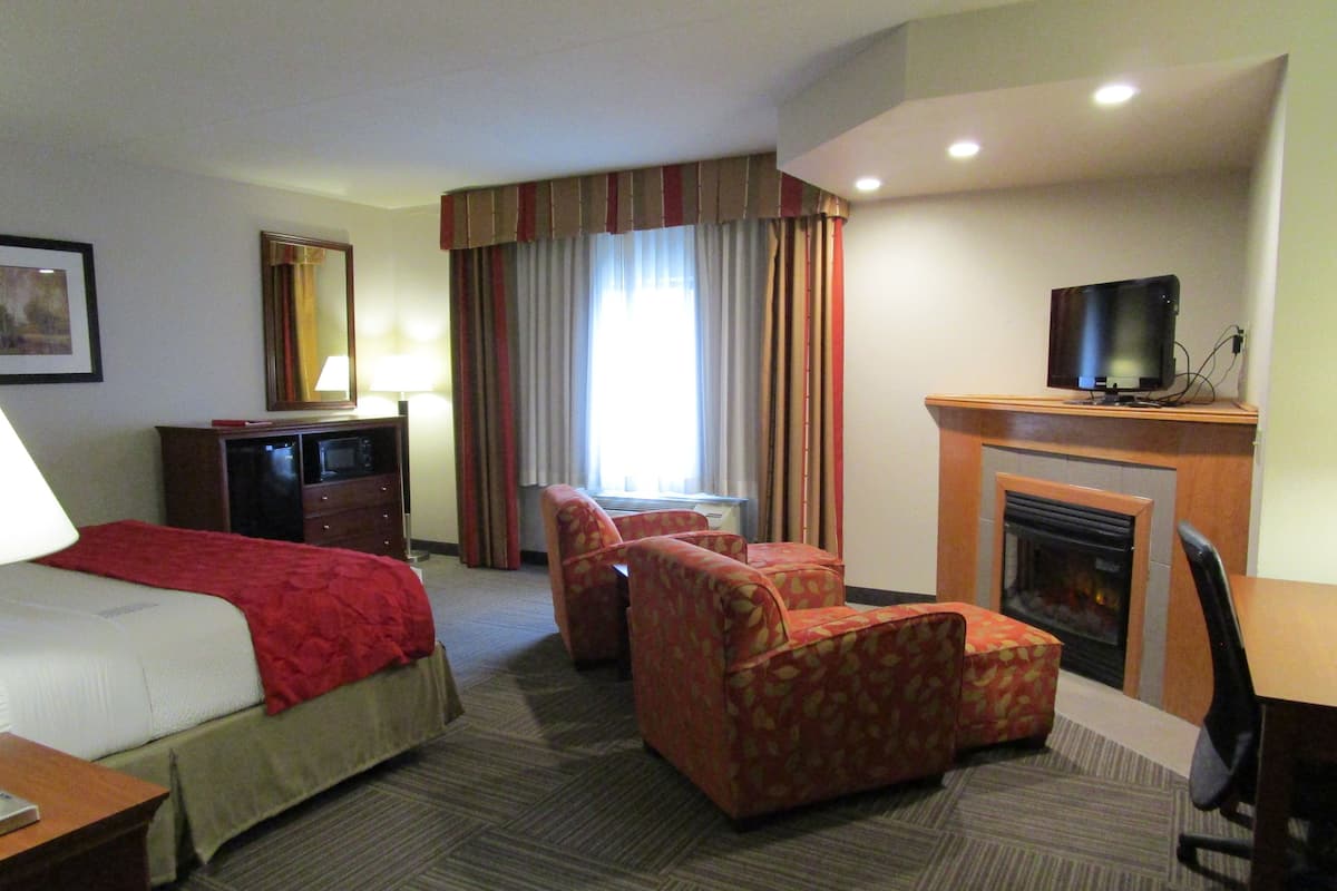 Studio Suite, 1 King Bed, Non Smoking | Living area | Flat-screen TV