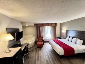 Suite estudio, 1 cama de matrimonio grande, no fumadores | Escritorio, cortinas opacas, tabla de planchar con plancha