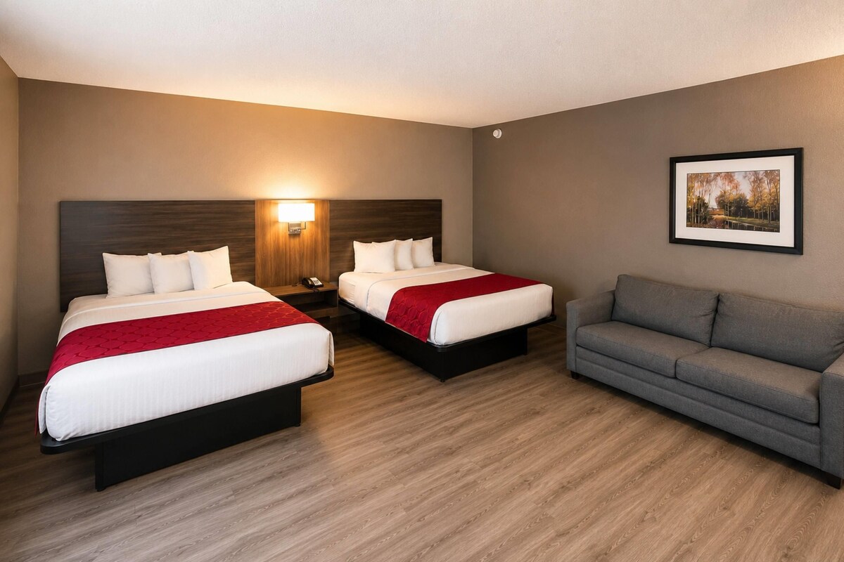 Studio Suite, 2 Queen Beds, Non Smoking | Desk, blackout curtains, iron/ironing board, free WiFi