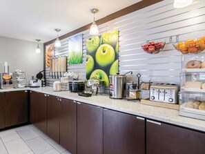 Free daily on-the-go breakfast