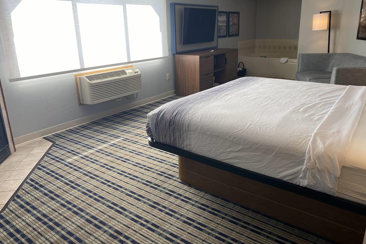 Suite de lujo, 1 cama King size, para no fumadores (Studio) | Escritorio, cunas gratuitas, camas extra y wifi gratis