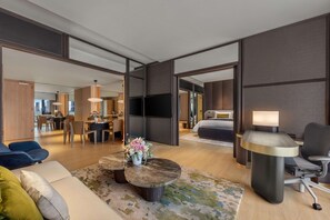 Minibar, in-room safe, desk, blackout curtains