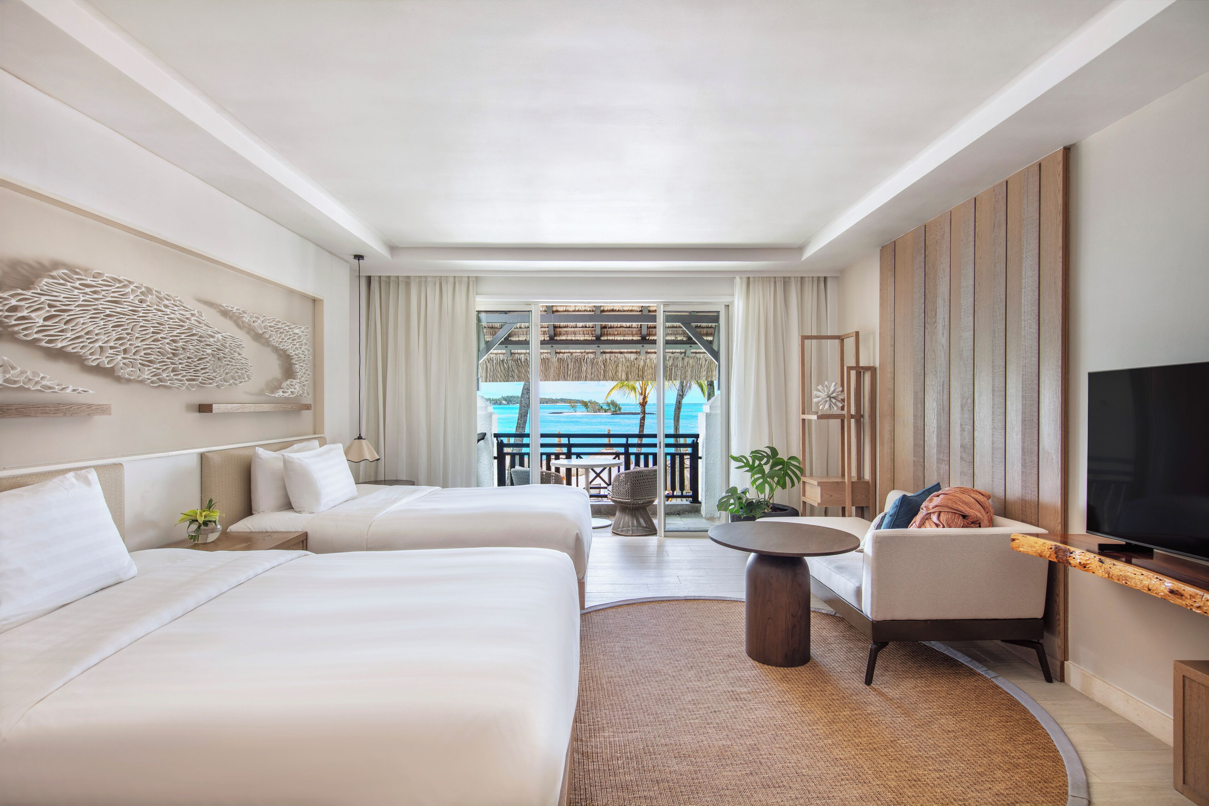 Premium bedding, memory-foam beds, minibar, in-room safe