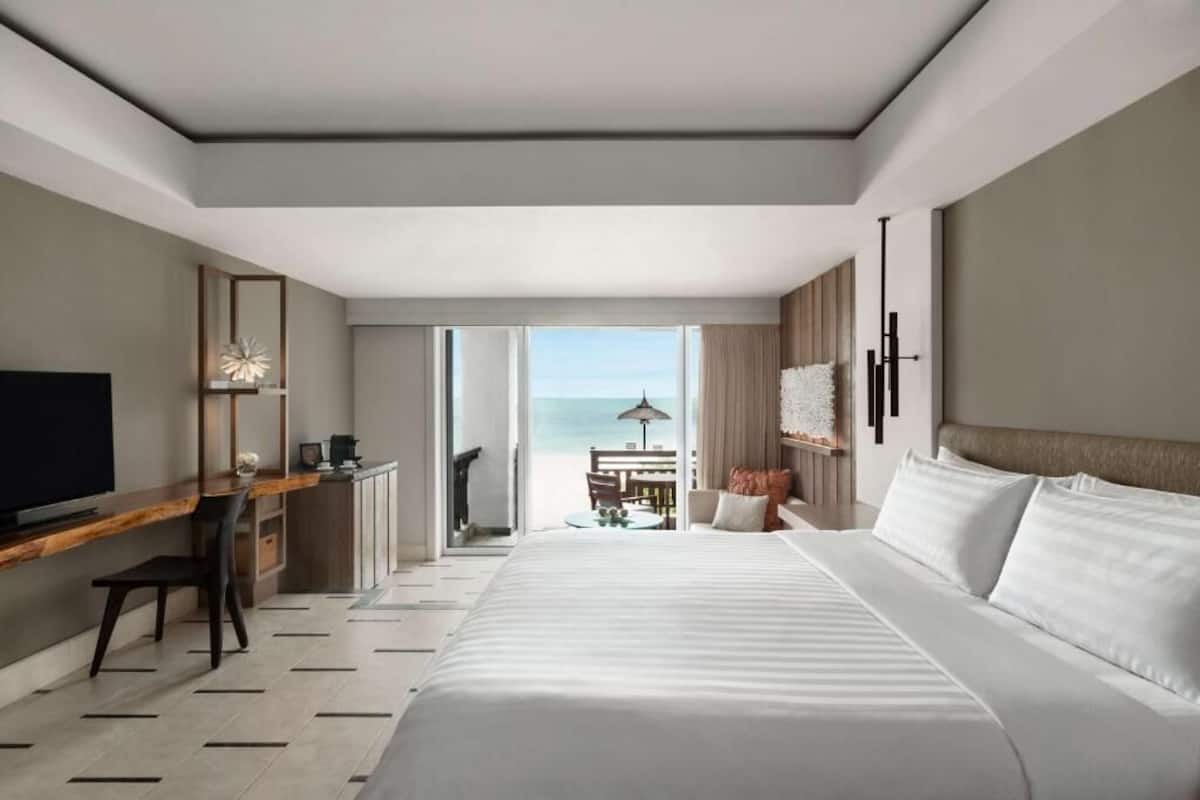 Premium bedding, memory foam beds, minibar, in-room safe