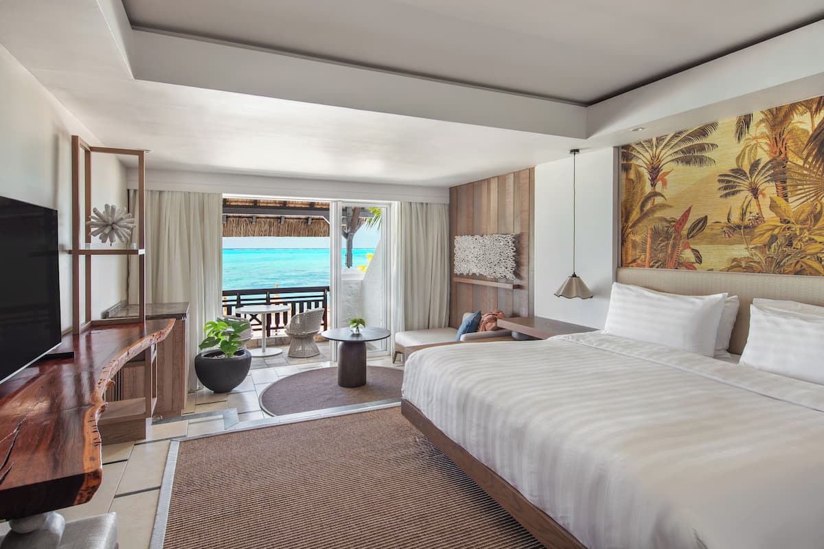 Coral Ocean View Room King | Premium bedding, memory-foam beds, minibar, in-room safe