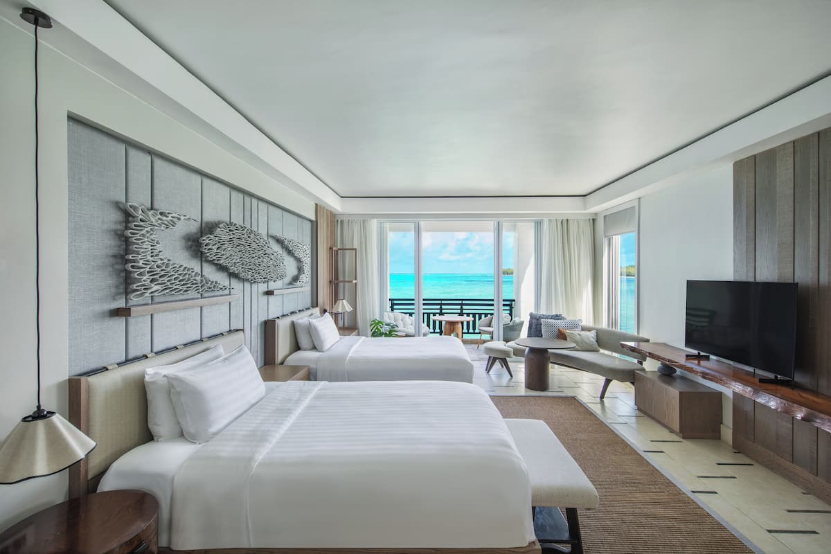 Room, 2 Single Beds, Ocean View (Frangipani) | Premium bedding, memory-foam beds, minibar, in-room safe