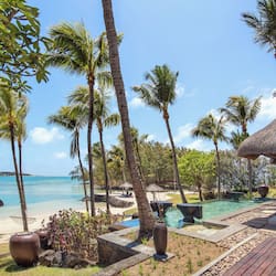 Shangri-La Three Bedroom Beach Villa | Premium bedding, memory foam beds, minibar, in-room safe