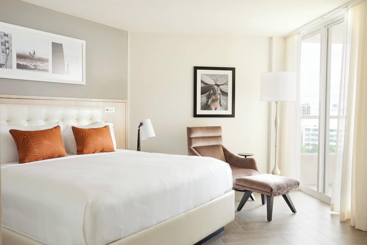 Hypo-allergenic bedding, down comforters, pillowtop beds, in-room safe