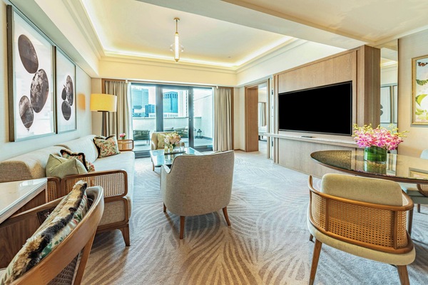 Family Suite, Balcony (Premier) | Premium bedding, minibar, in-room safe, individually decorated