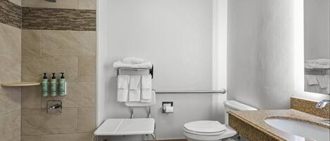 Baño accesible en silla de ruedas