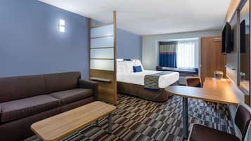 Suite, 1 King Bed, Non Smoking | In-room safe, desk, iron/ironing board, free cribs/infant beds