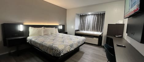 Free WiFi, bed sheets