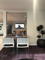 Sala de estar en el lobby