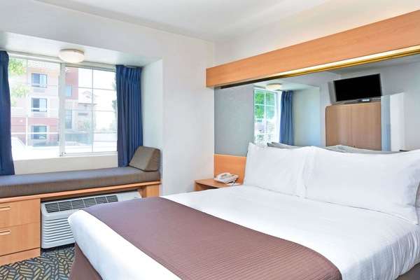 Desk, blackout drapes, cribs (free), rollaway beds (surcharge)