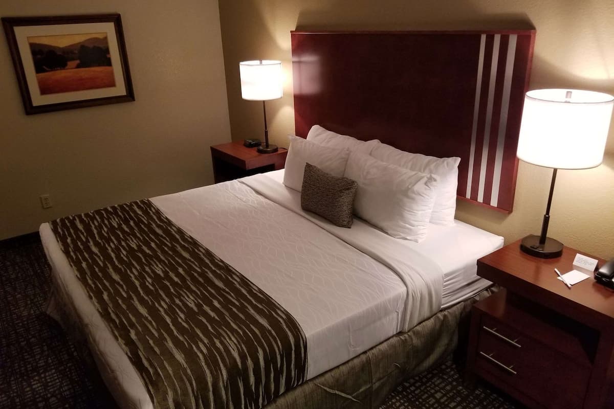 Individually furnished, desk, laptop workspace, iron/ironing board