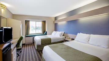 In-room safe, desk, iron/ironing board, free cribs/infant beds
