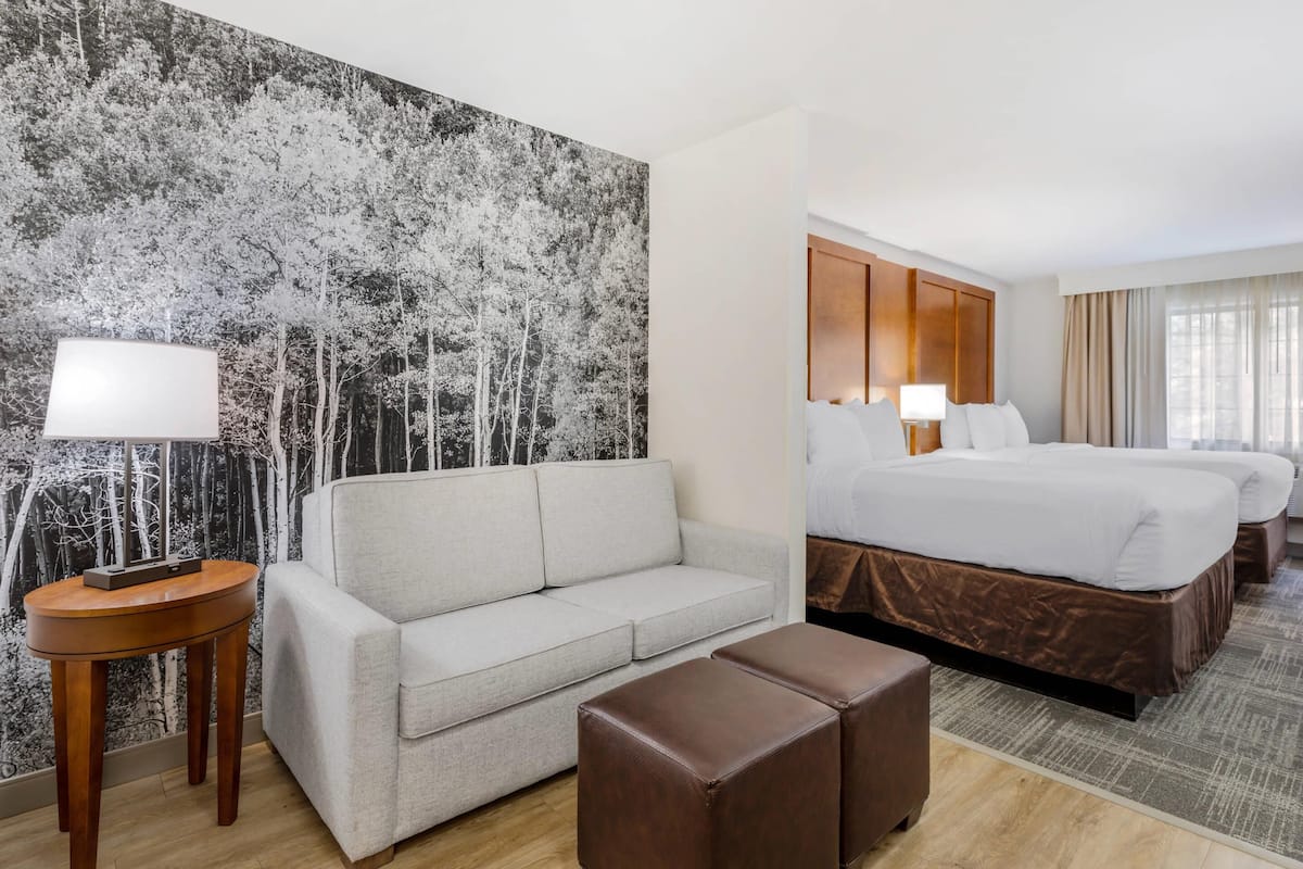 Suite, para no fumadores | 1 habitación, ropa de cama de alta calidad y escritorio