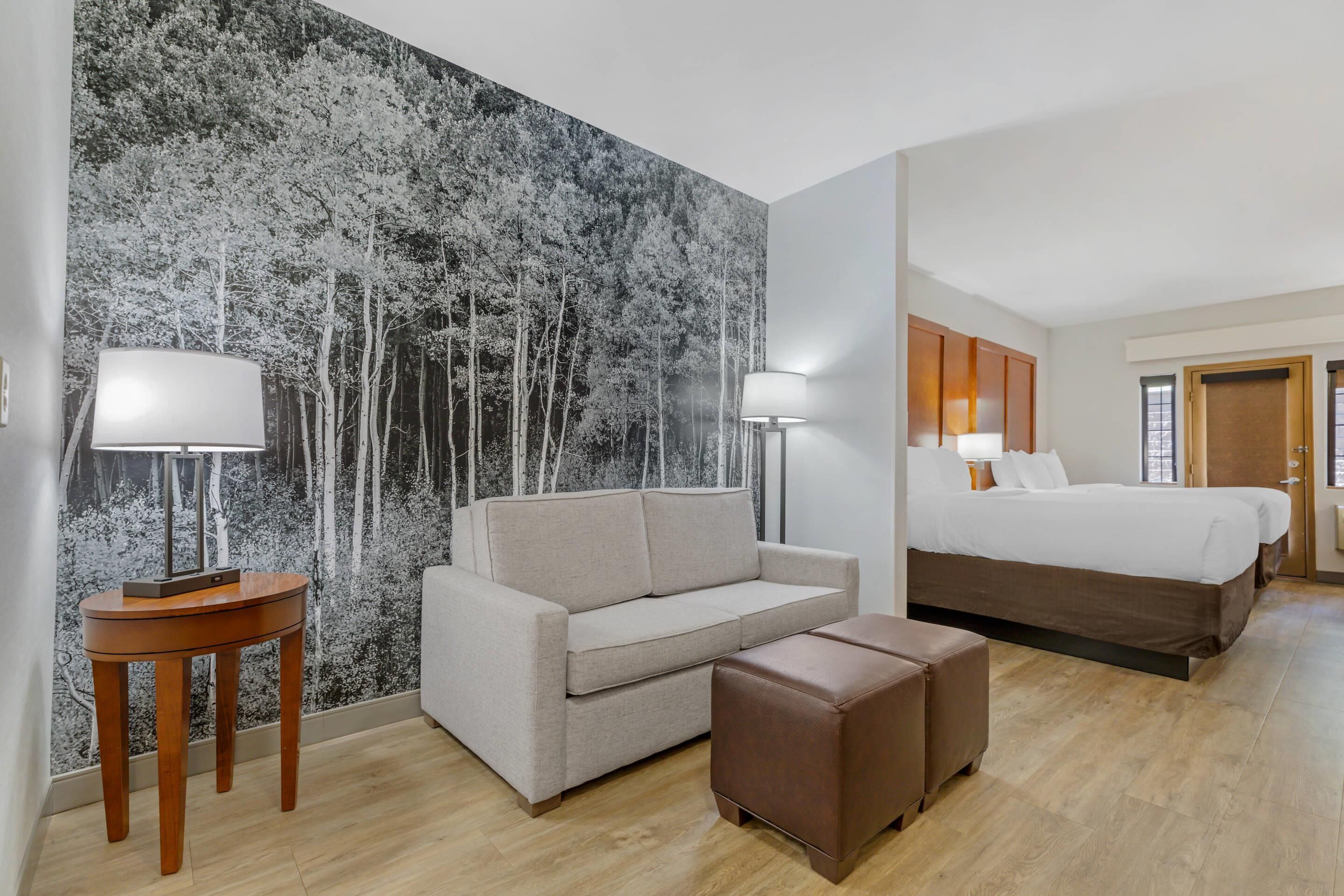 1 chambre, literie de qualité supérieure, bureau