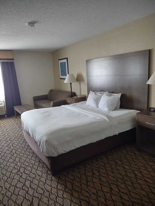 Deluxe Room, 1 King Bed, Non Smoking | Premium bedding, in-room safe, desk, laptop workspace