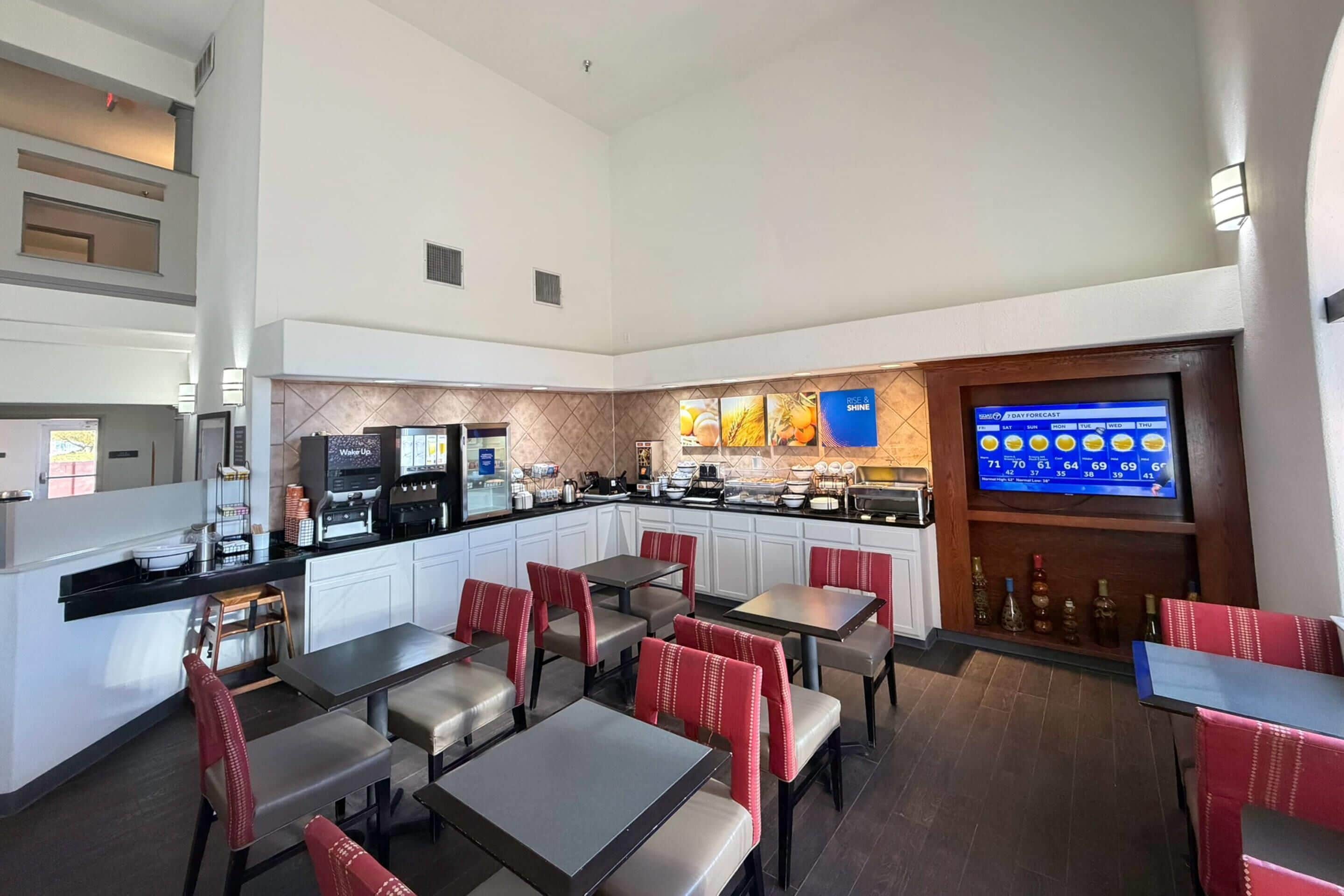 Komplett frokost er inkludert hver dag