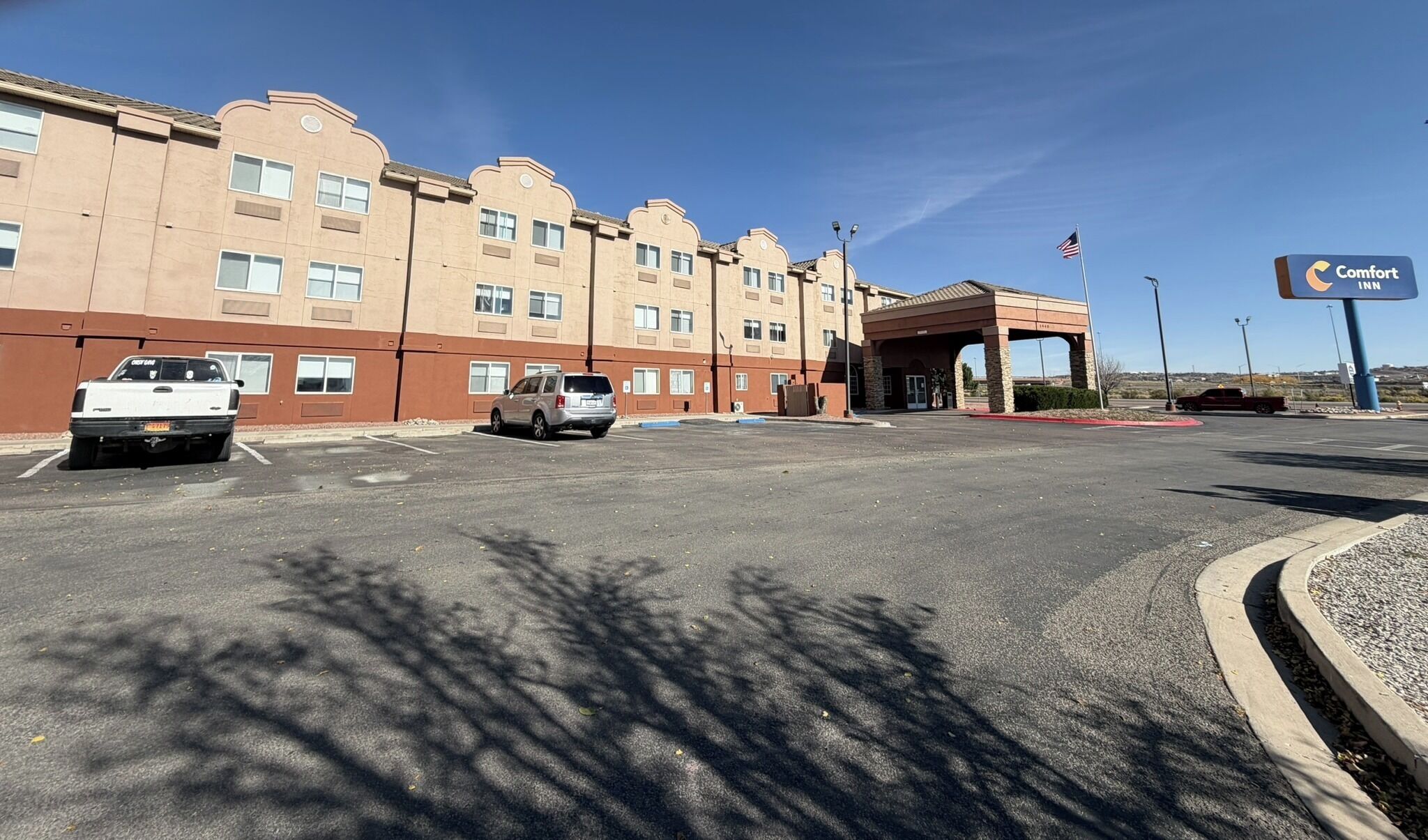 Fassade der Unterkunft