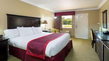 Egyptian cotton sheets, premium bedding, down comforters, desk