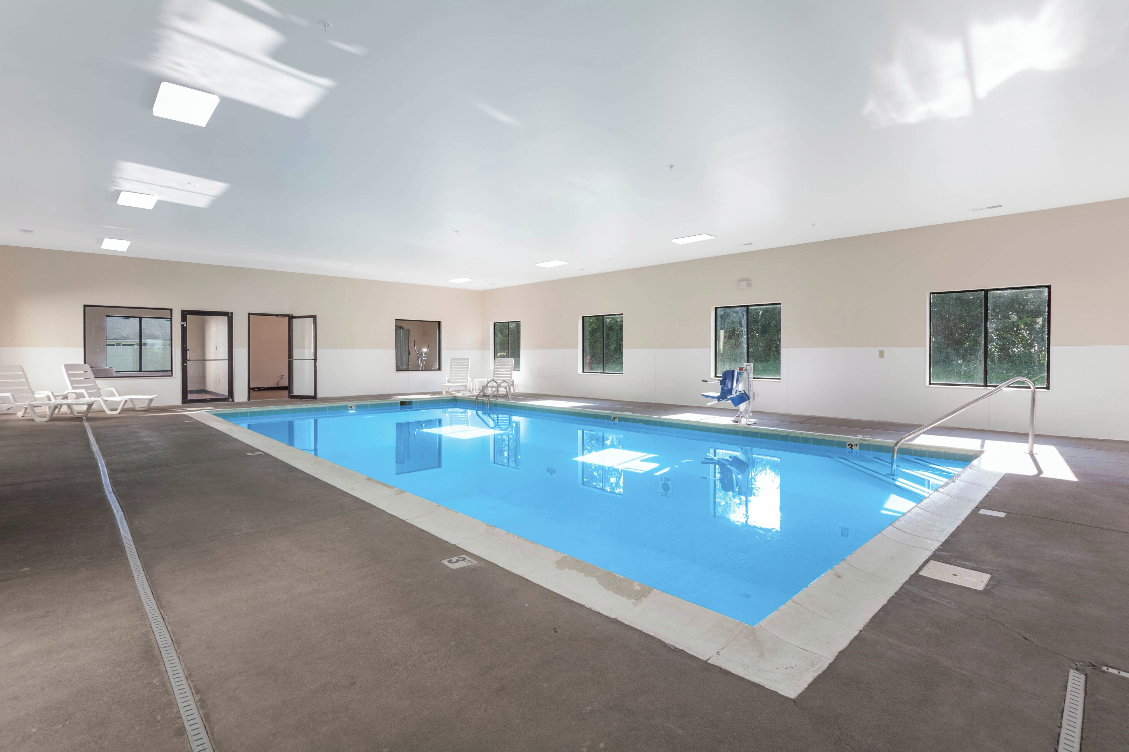 Una piscina techada