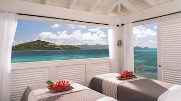 Couples treatment room(s), steam room, body treatments, hydrotherapy