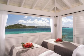 Couples treatment rooms, steam room, body treatments, hot stone massages