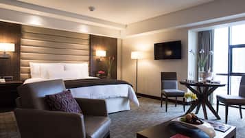 Quarto grand, 1 cama King | Roupas de cama premium, edredons de pluma