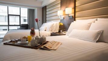 Swiss, Executive-Zimmer, 1 Doppelbett | Hochwertige Bettwaren, Daunenbettdecken