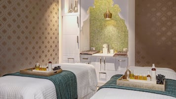 Behandlungsräume für Paare, Körperbehandlungen, Aromatherapie