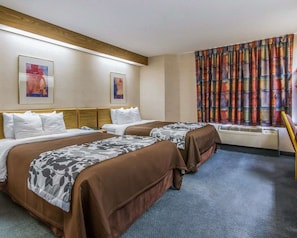 Chambre Standard, 2 grands lits, non-fumeurs | Wi-Fi gratuit, réveils